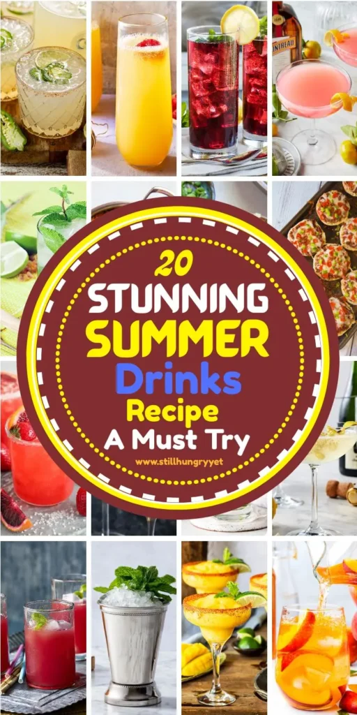 20 Easy Summer Cocktails Recipe