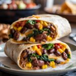 Black Bean & Spinach Burritos