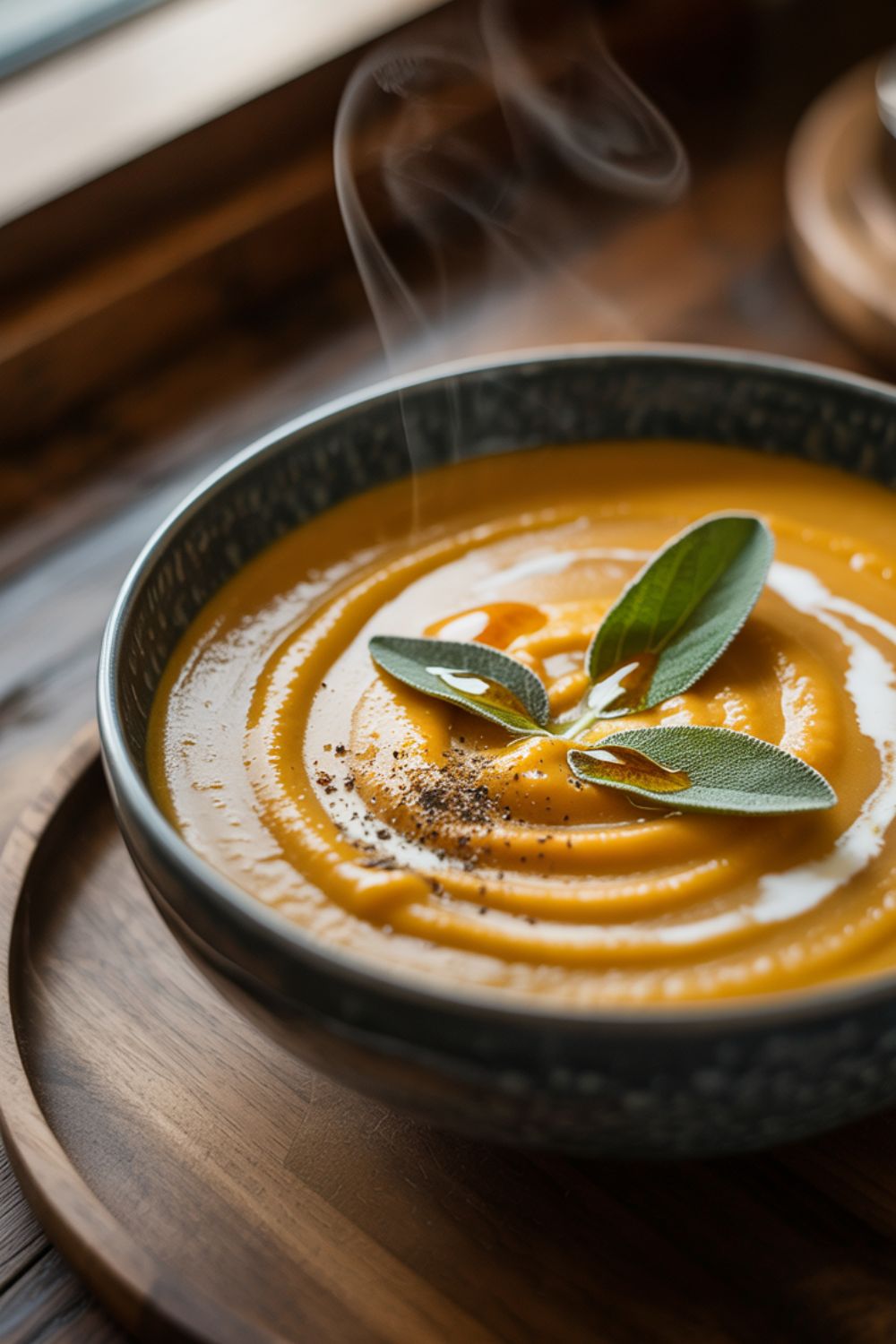 Ultra-Creamy Roasted Butternut Squash Soup