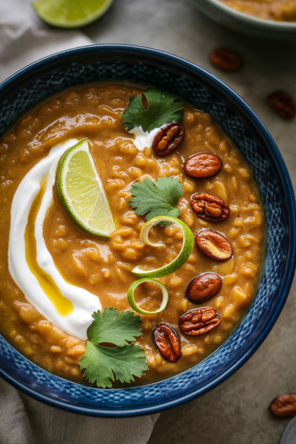 Pumpkin And Red Lentil Soup
