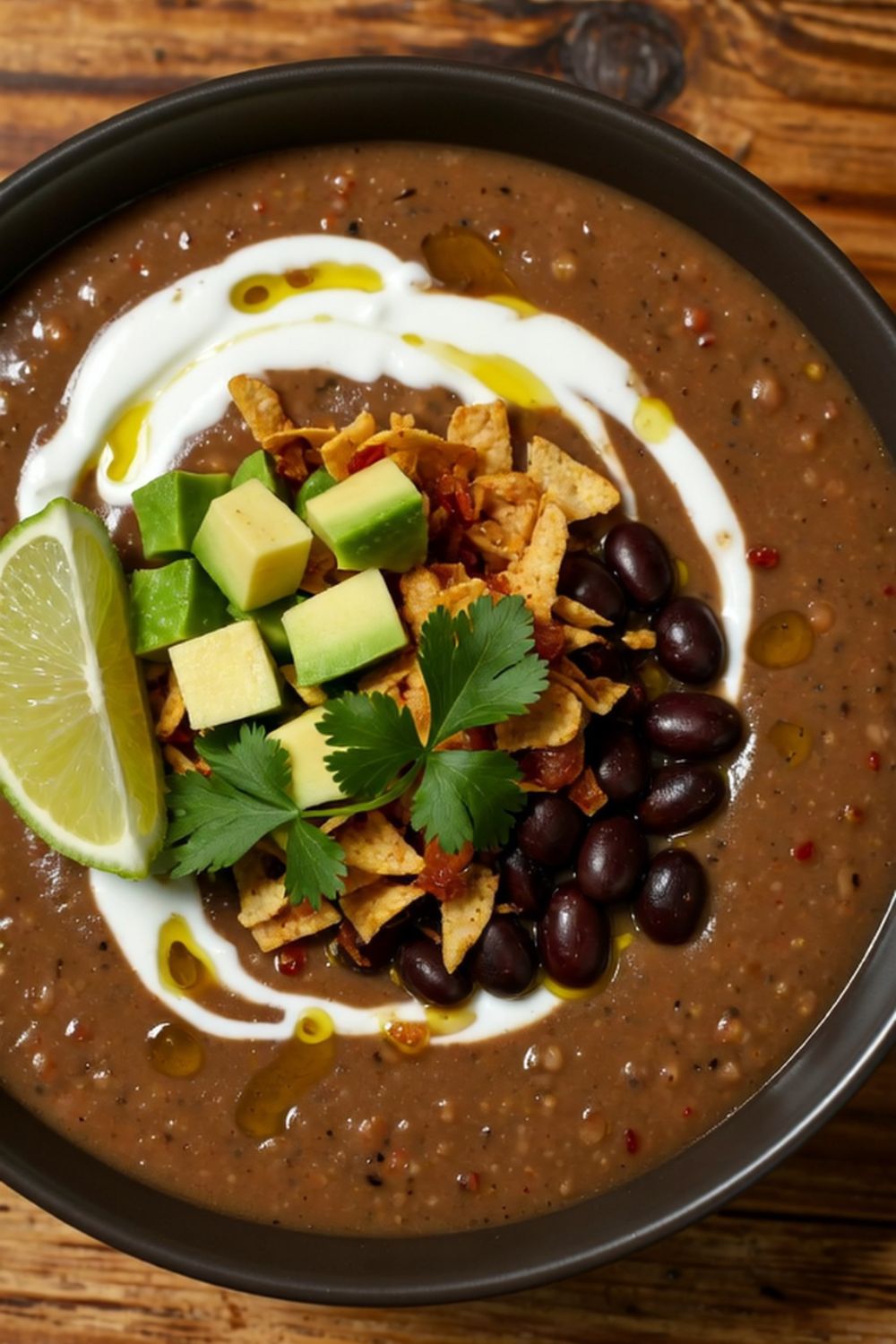 Smoky Chipotle Black Bean Soup