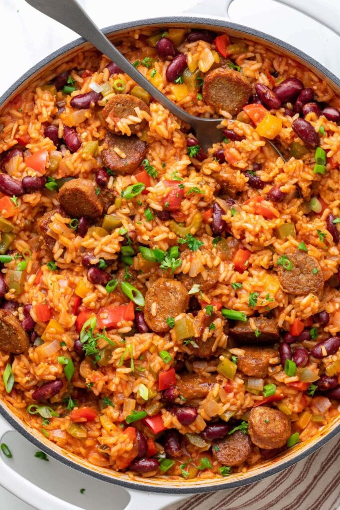 Vegan Jambalaya (Slow Cooker)