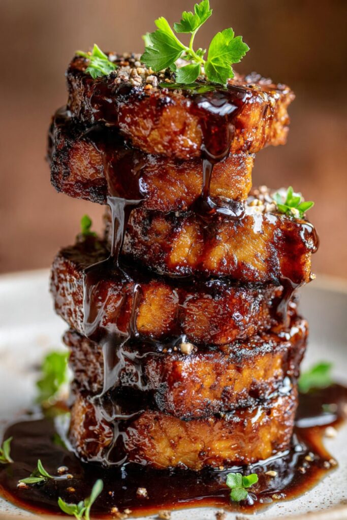 Vegan Maple-Glazed Tempeh Roast