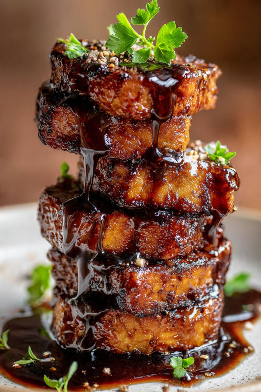 Vegan Maple-Glazed Tempeh Roast