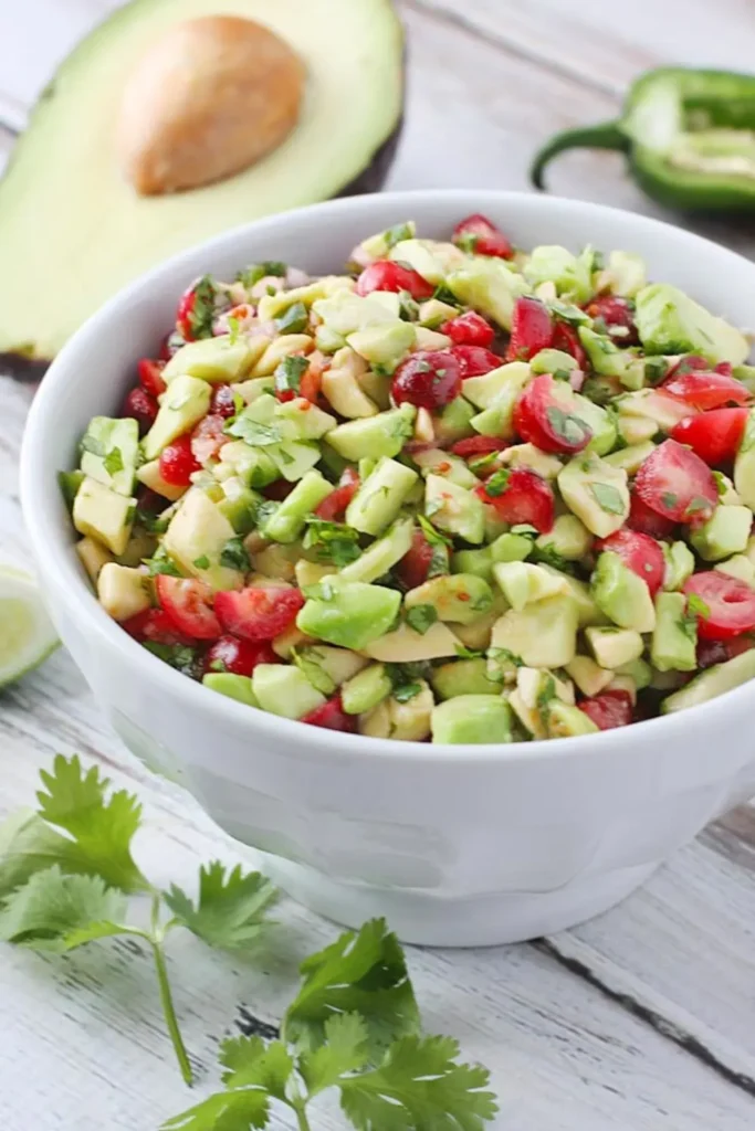 Cranberry-Avocado Salsa Cups