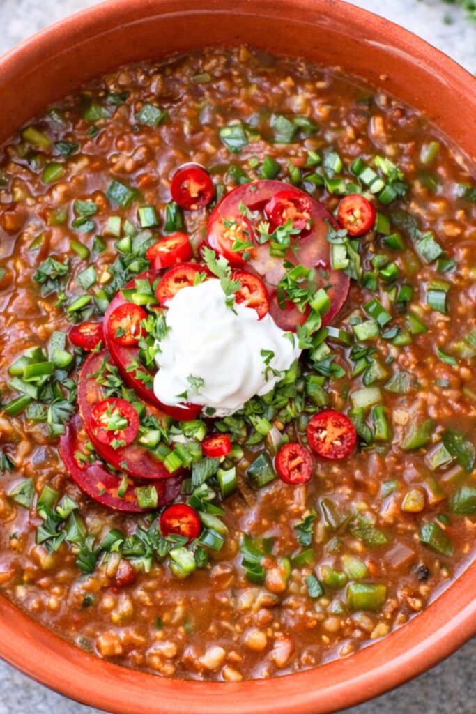 Best Vegetarian Stuffed Pepper Soup