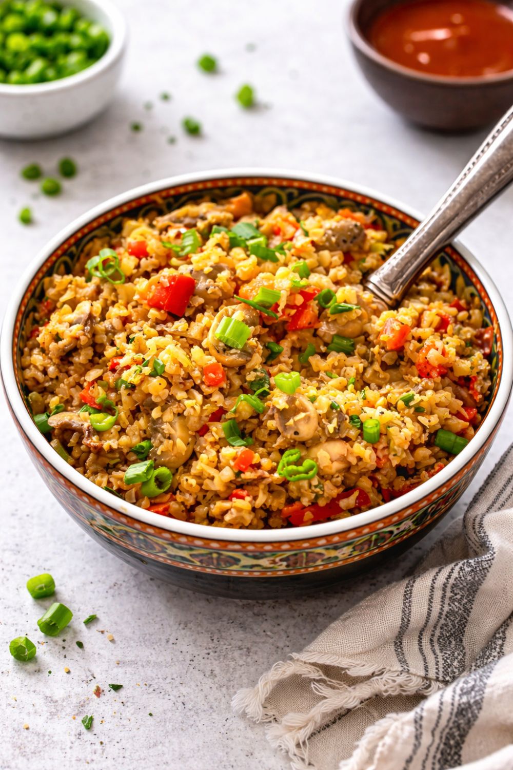 Mushroom Cauliflower Rice