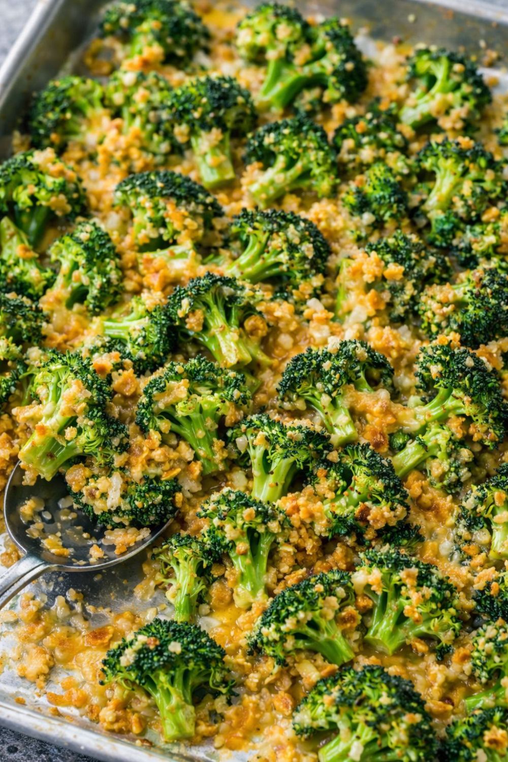Super Cheesy Roasted Broccoli Casserole