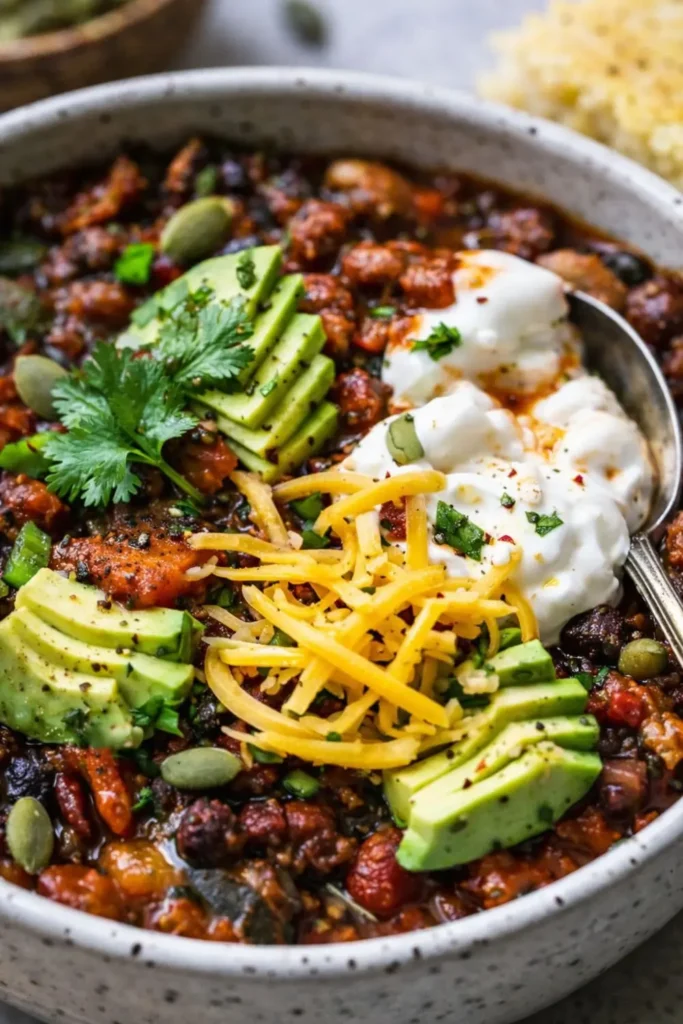 Sweet Potato Black Bean Chili