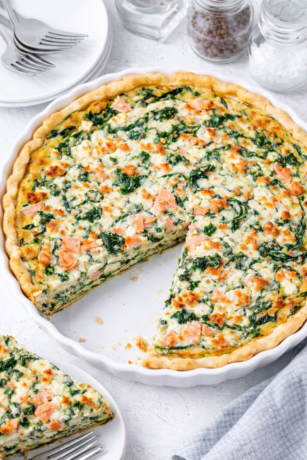 Vegan Ultimate Eggless Vegetarian Breakfast Quiche