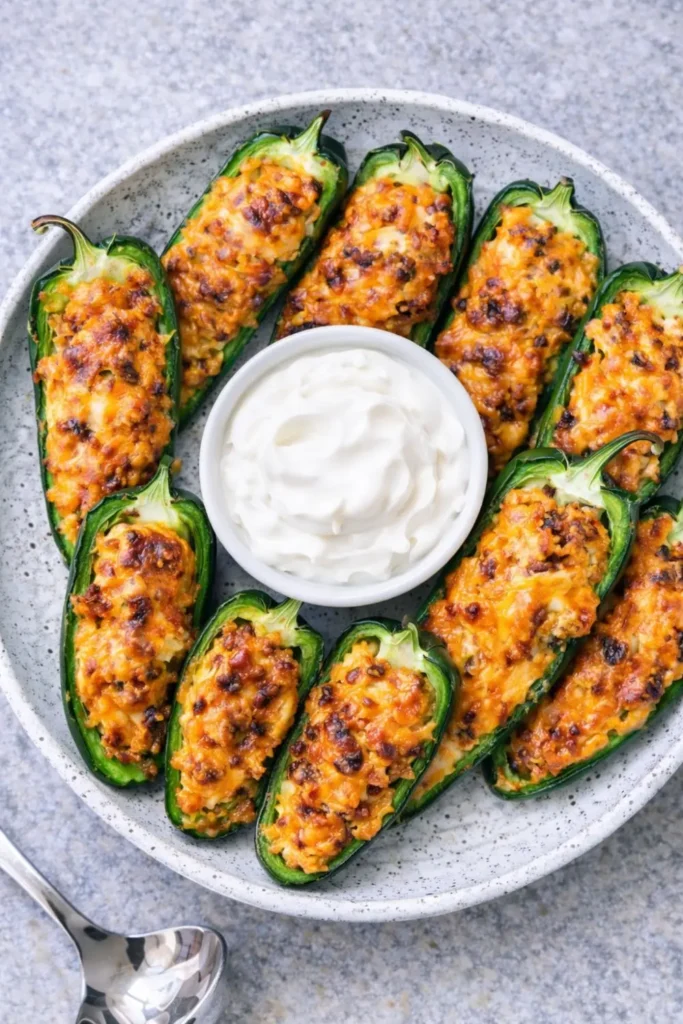 Vegan Air Fryer Jalapeño Poppers