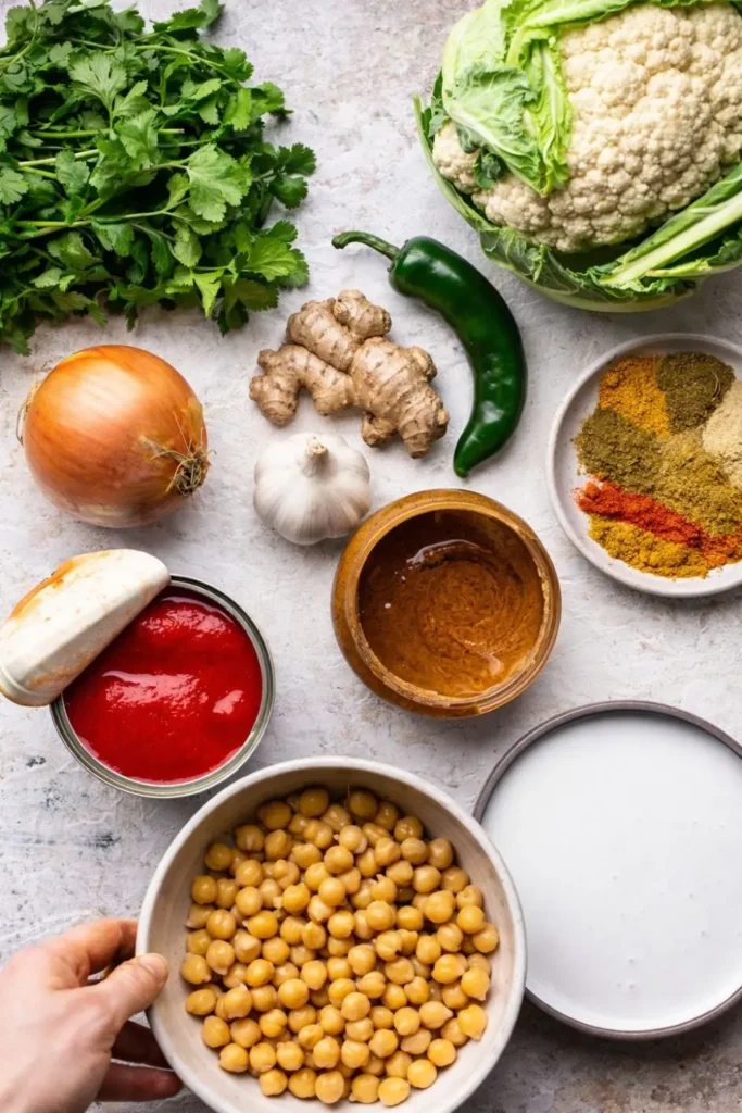 Vegan Crockpot Vegetable Korma