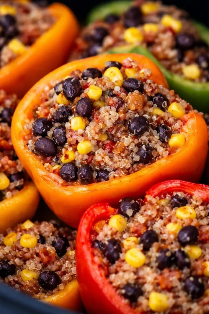 Vegan Stuffed Peppers Crockpot