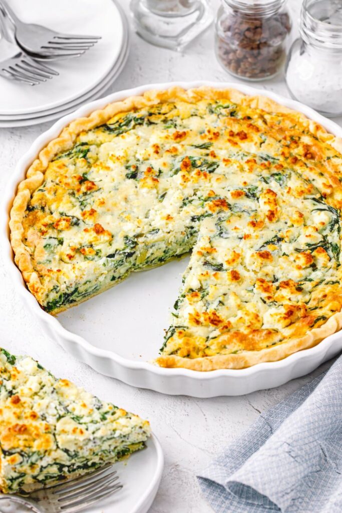 Vegan Ultimate Eggless Vegetarian Breakfast Quiche