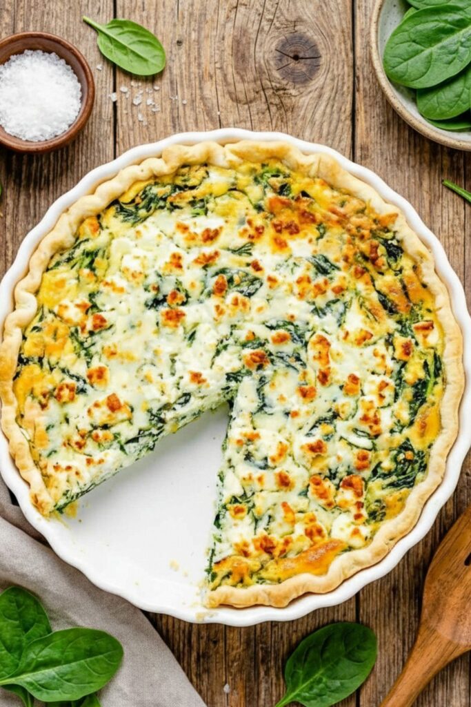 Vegan Ultimate Eggless Vegetarian Breakfast Quiche