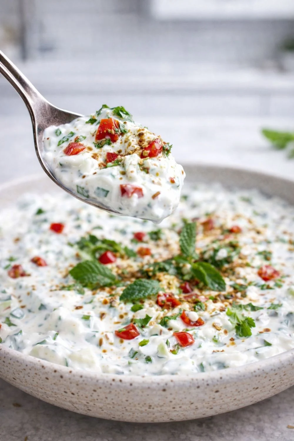 Cooling Cucumber Raita with Roasted Cumin