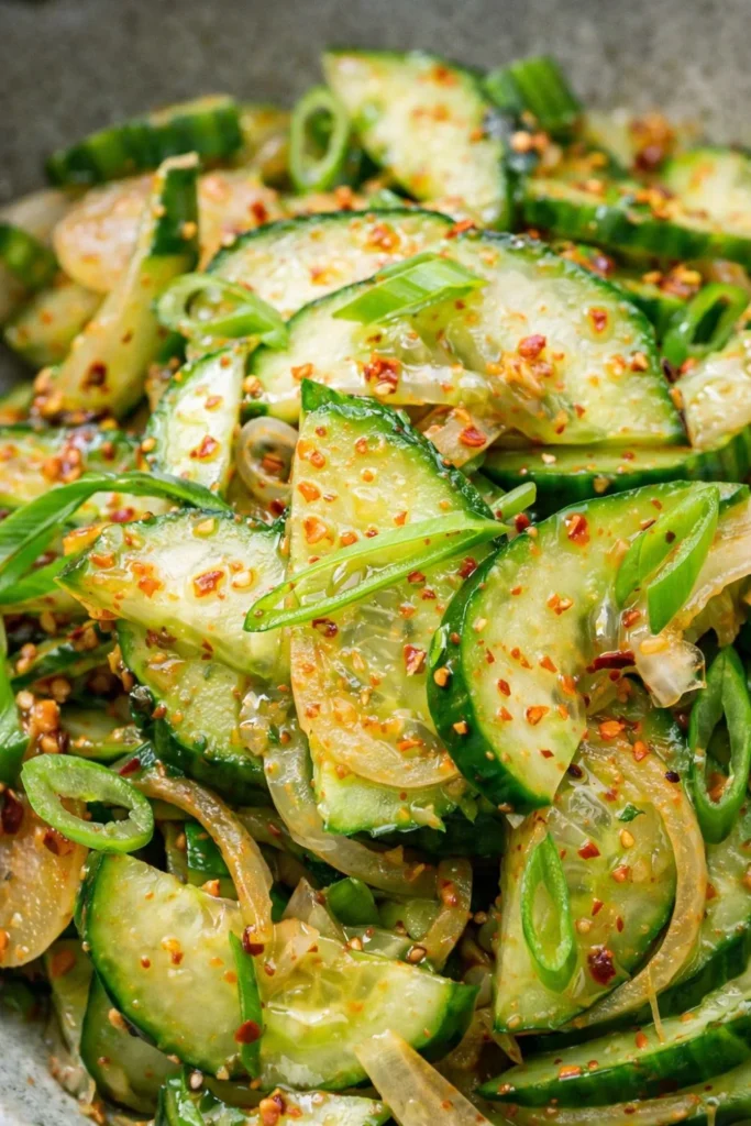 Korean Spicy Cucumber Salad