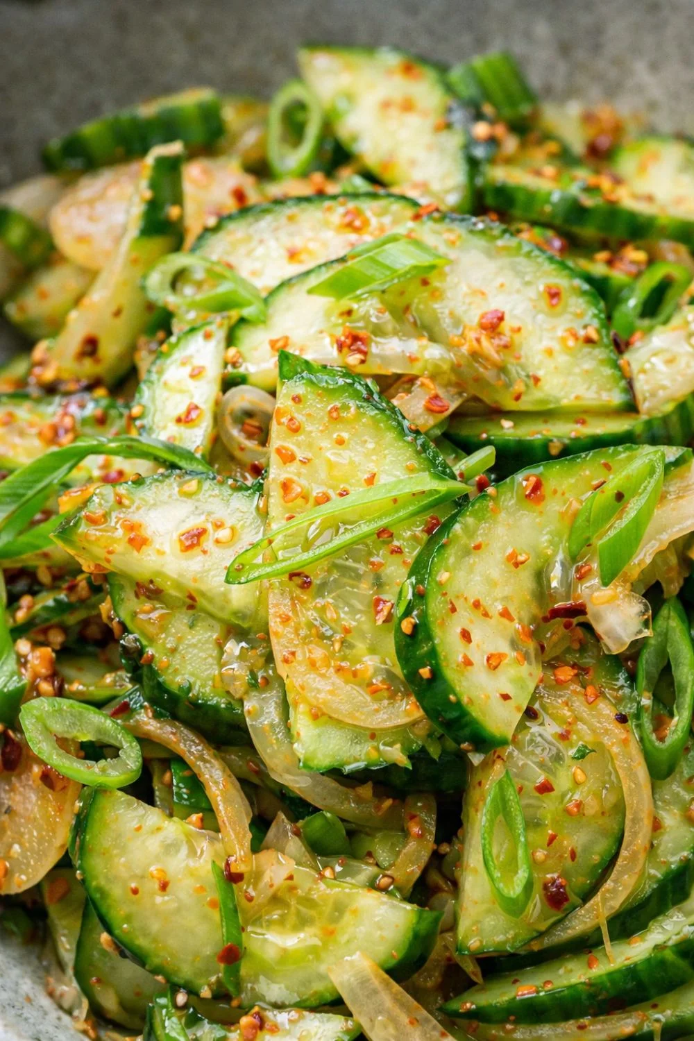 Korean Spicy Cucumber Salad