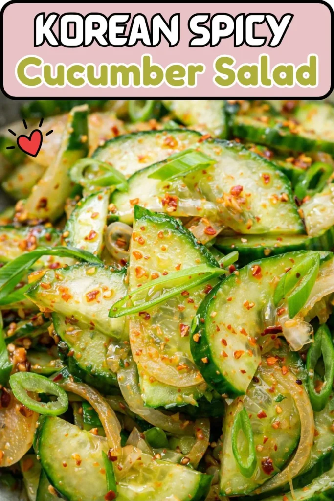 Korean Spicy Cucumber Salad