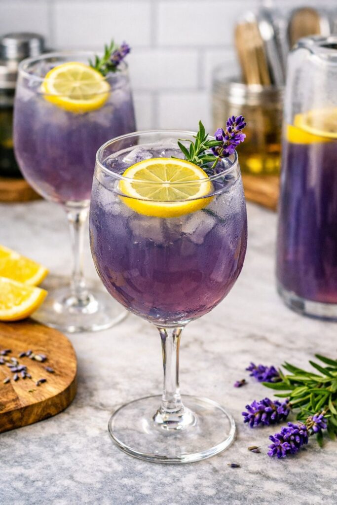 Lavender Lemonade Spritz Vegan
