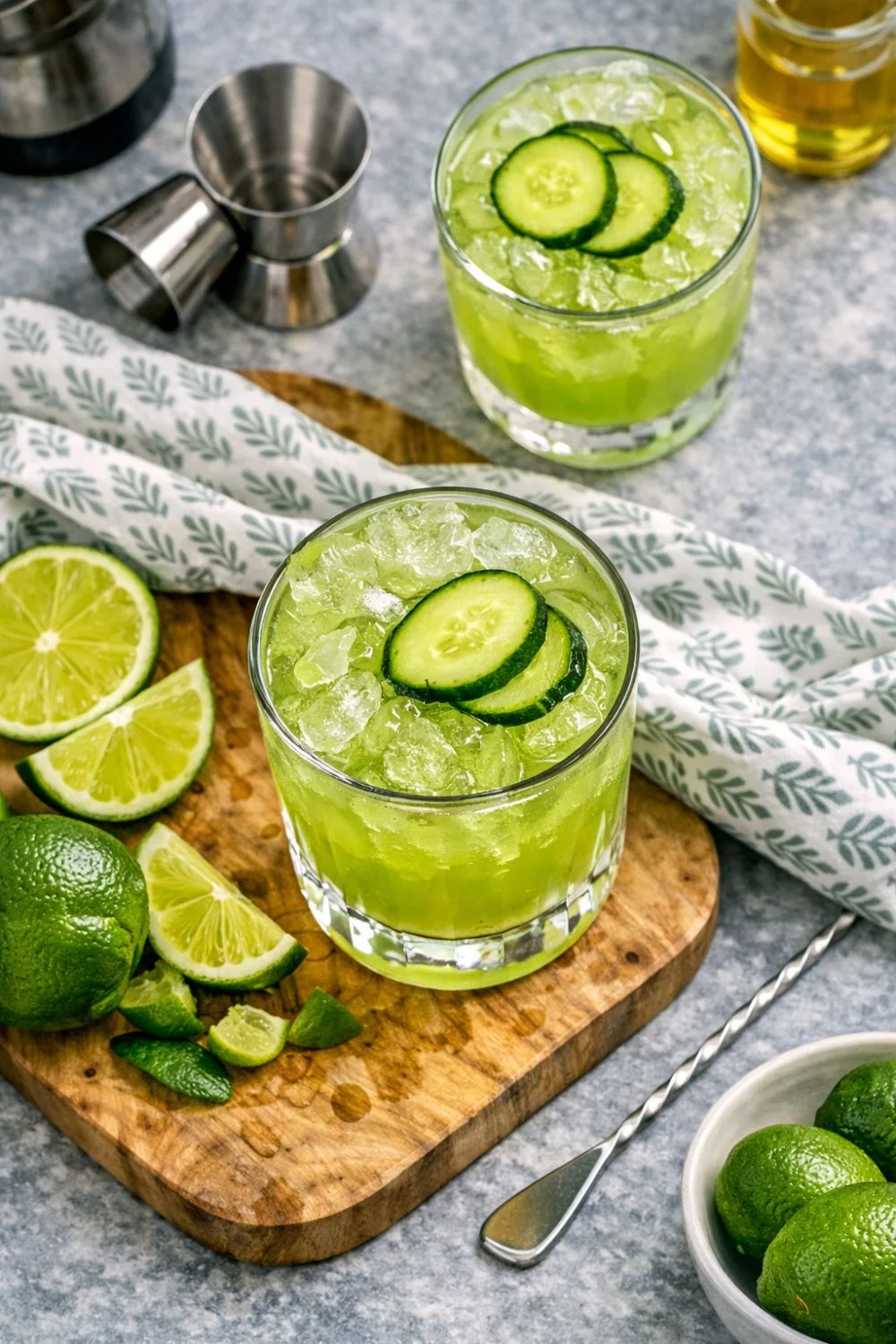 Non-Alcoholic Vegan Garden Sour Cocktail