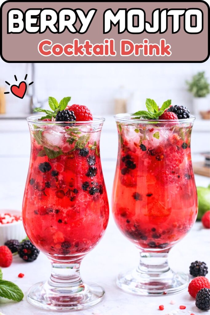 Spring Berry Mojito (Vegan) Cocktail Recipe