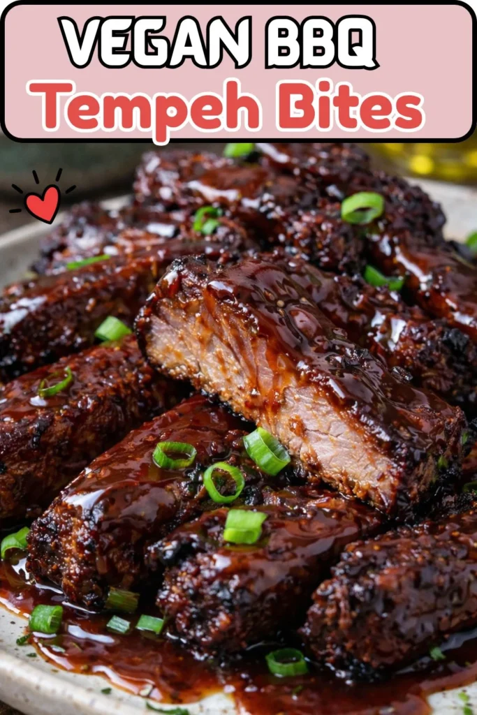 VEGAN BBQ Tempeh Bites