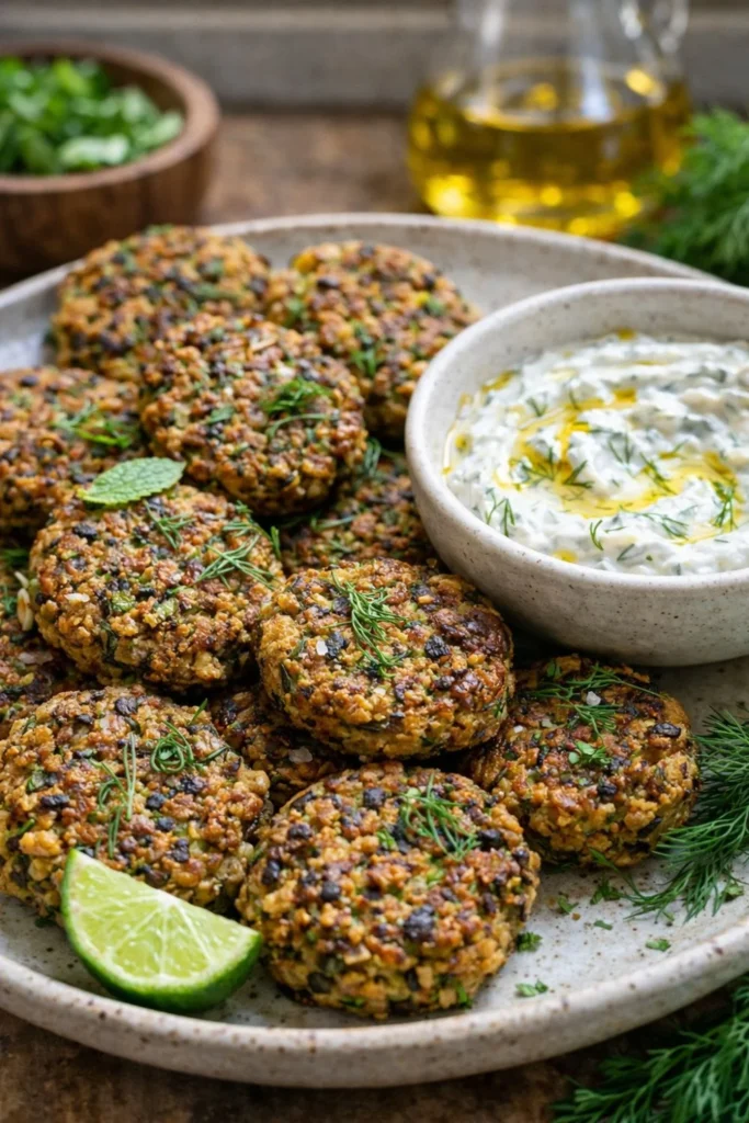 VEGAN Zucchini Fritters