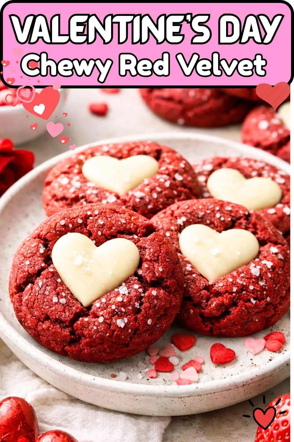 Vegan Chewy Valentine’s Day Red Velvet