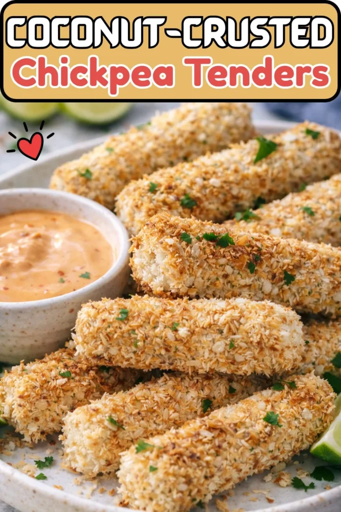 Vegan Coconut-Crusted Chickpea Tenders