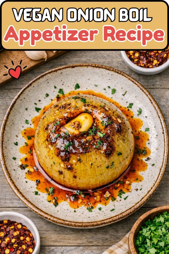 Vegan Onion Boil Recipe Appetizer