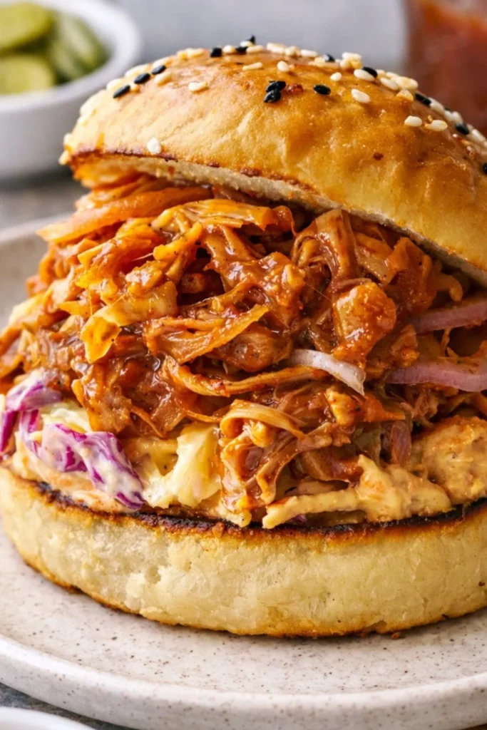 Vegan Smoky BBQ Jackfruit Sliders