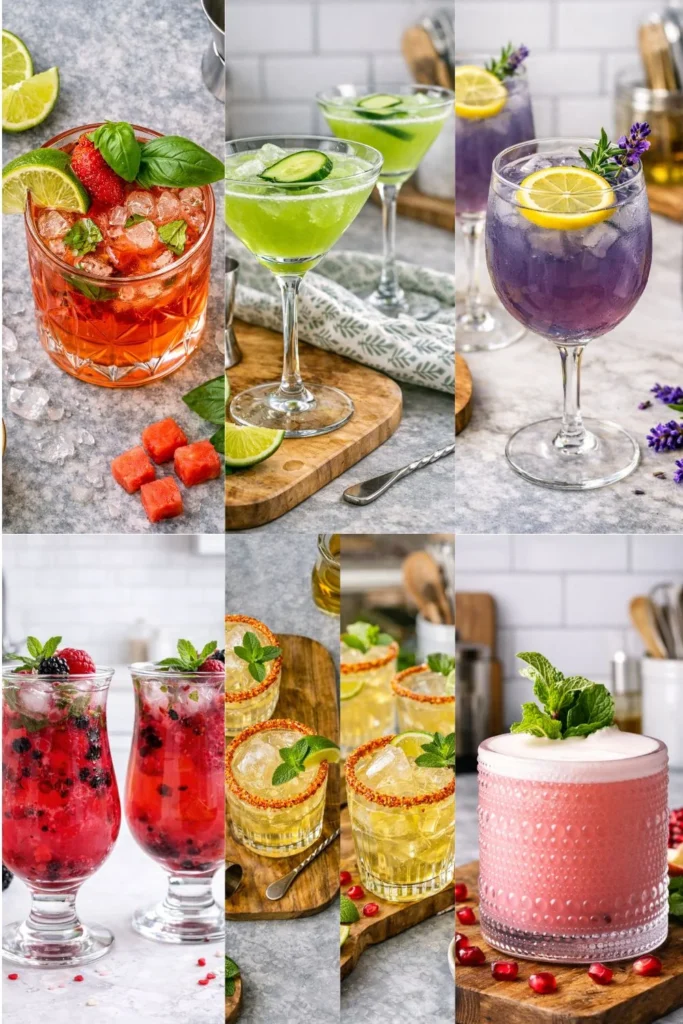 Vegan Spring Cocktails