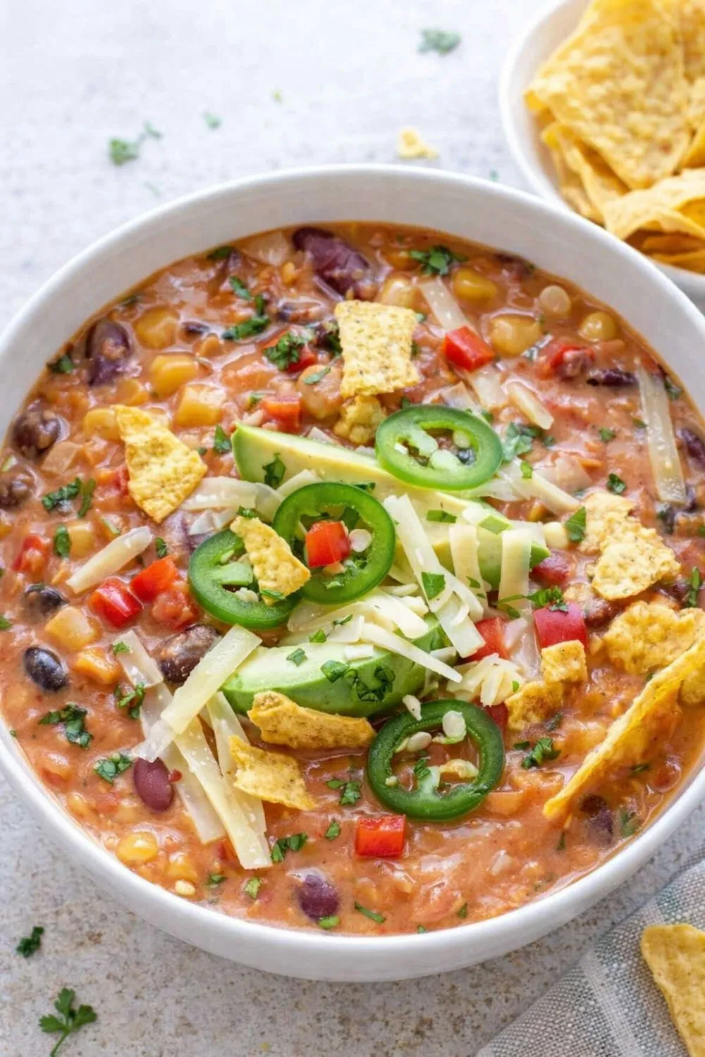 Vegan Tortilla Soup Recipe crockpot Recipe (2)