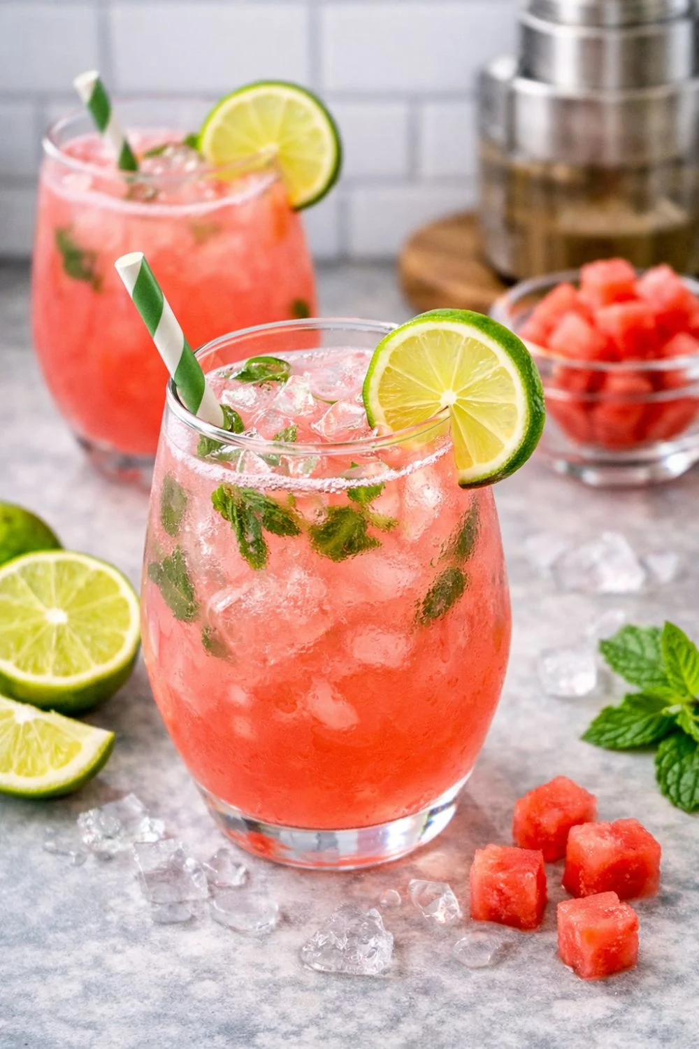 Watermelon Lime Spritzer