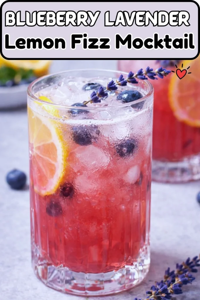 Blueberry Lavender Lemon Fizz