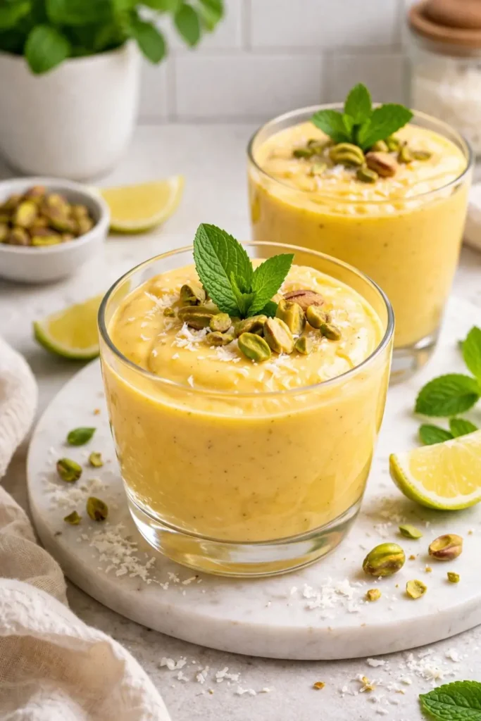 Dairy-Free Mango Lassi Smoothie Bowl