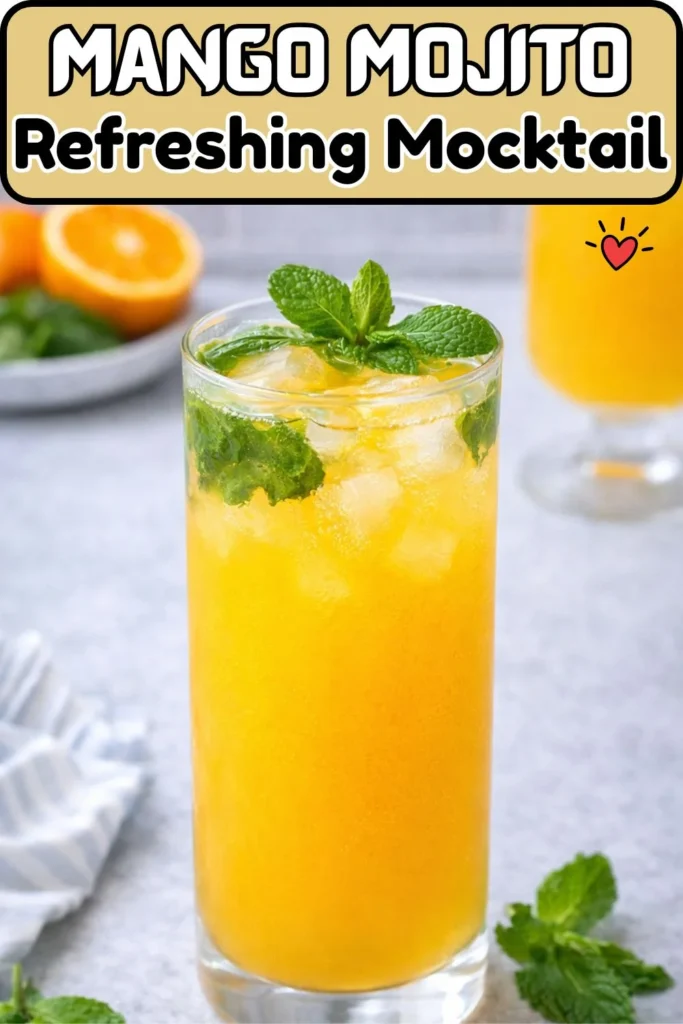 Mango Mojito Mocktail