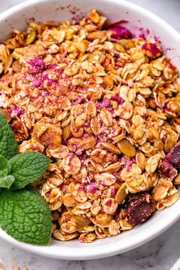 No-Bake Vegan Tropical Granola Parfait