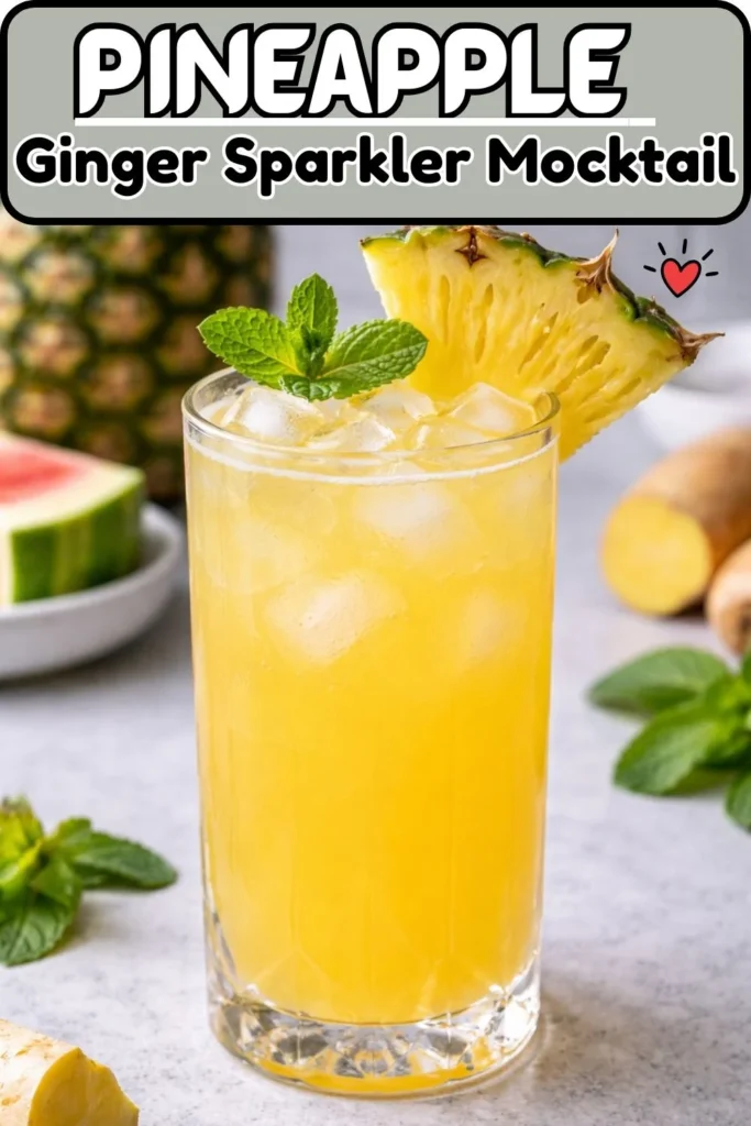 Pineapple Ginger Sparkler