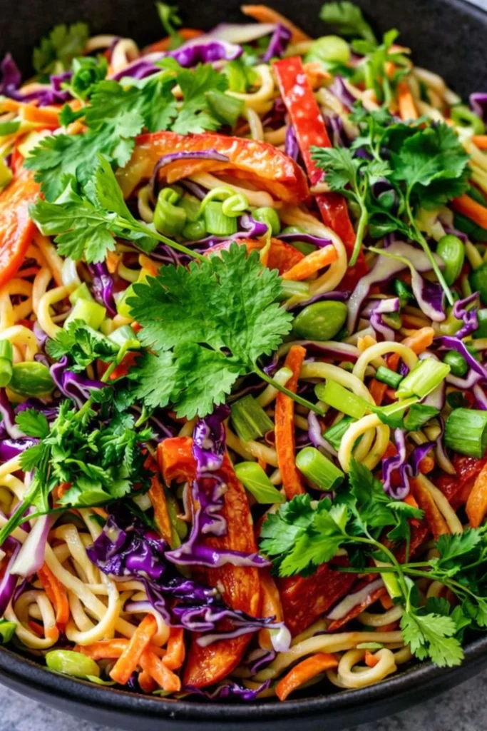 Vegan 15-Minute Vegan Thai Peanut Noodle Salad