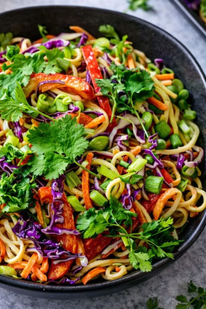 Vegan 15-Minute Vegan Thai Peanut Noodle Salad