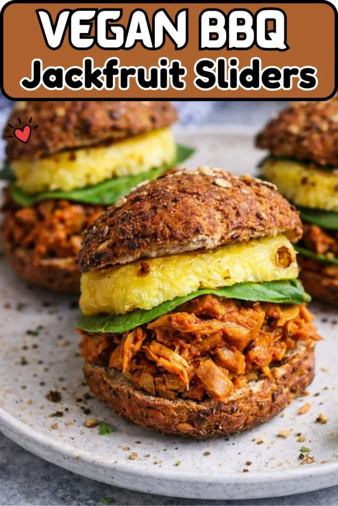 Vegan BBQ Jackfruit Sliders