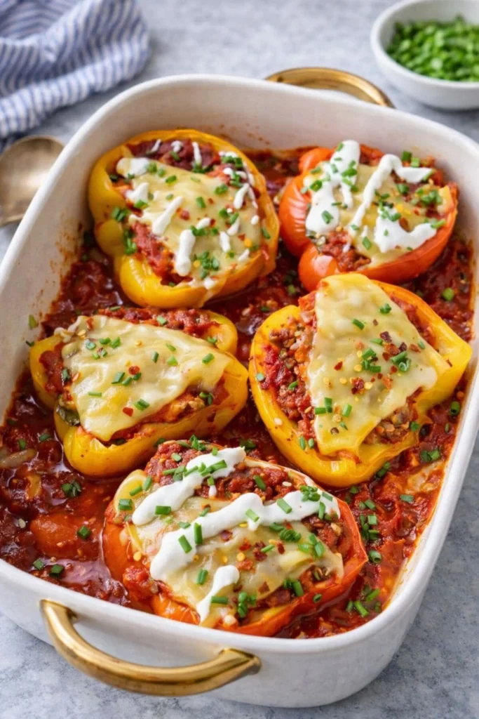 Vegan Citrus Quinoa Stuffed Mini Peppers