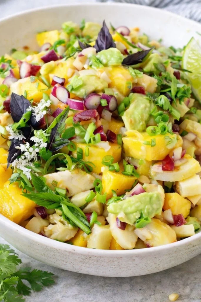 Vegan Coconut Lime Mango Ceviche