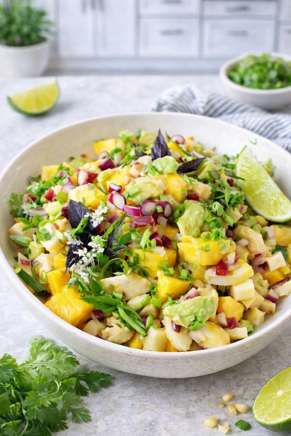 Vegan Coconut Lime Mango Ceviche