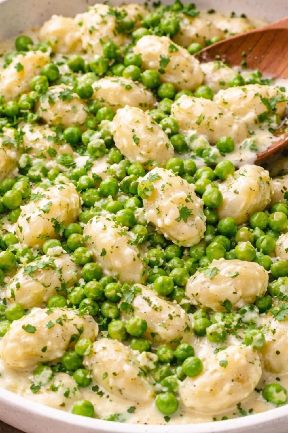 Vegan Herb Gnocchi with Peas