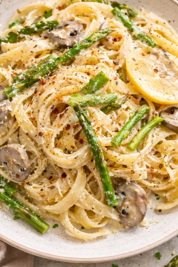 Vegan Lemon-Asparagus One-Pot Pasta