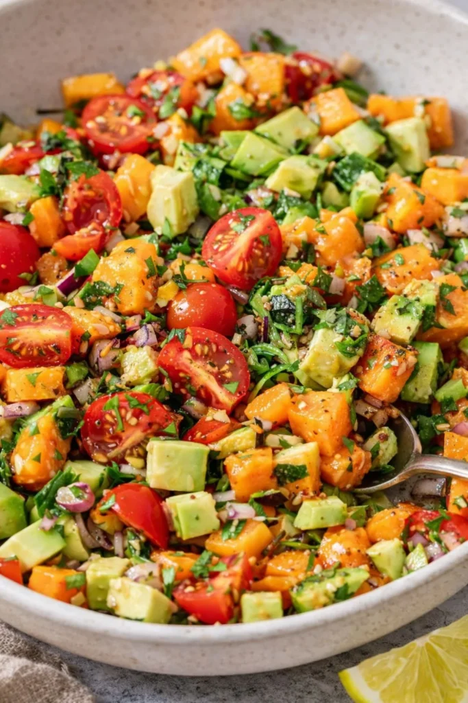 Vegan Mango Avocado Salsa Cups