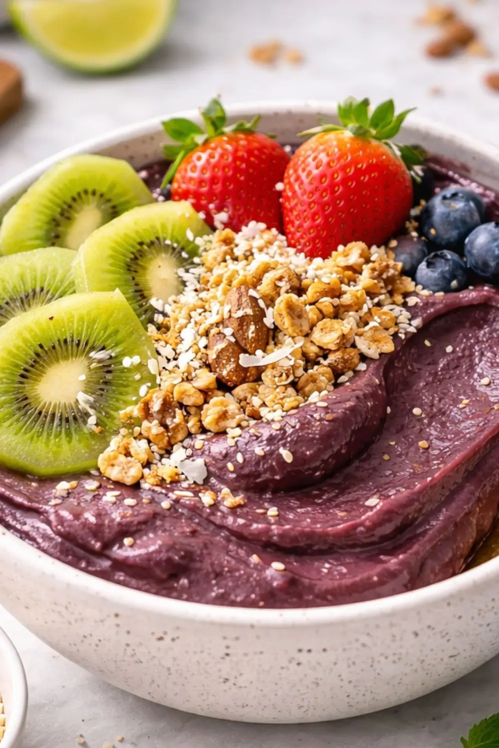 Vegan Mixed Berry Açaí Bowl